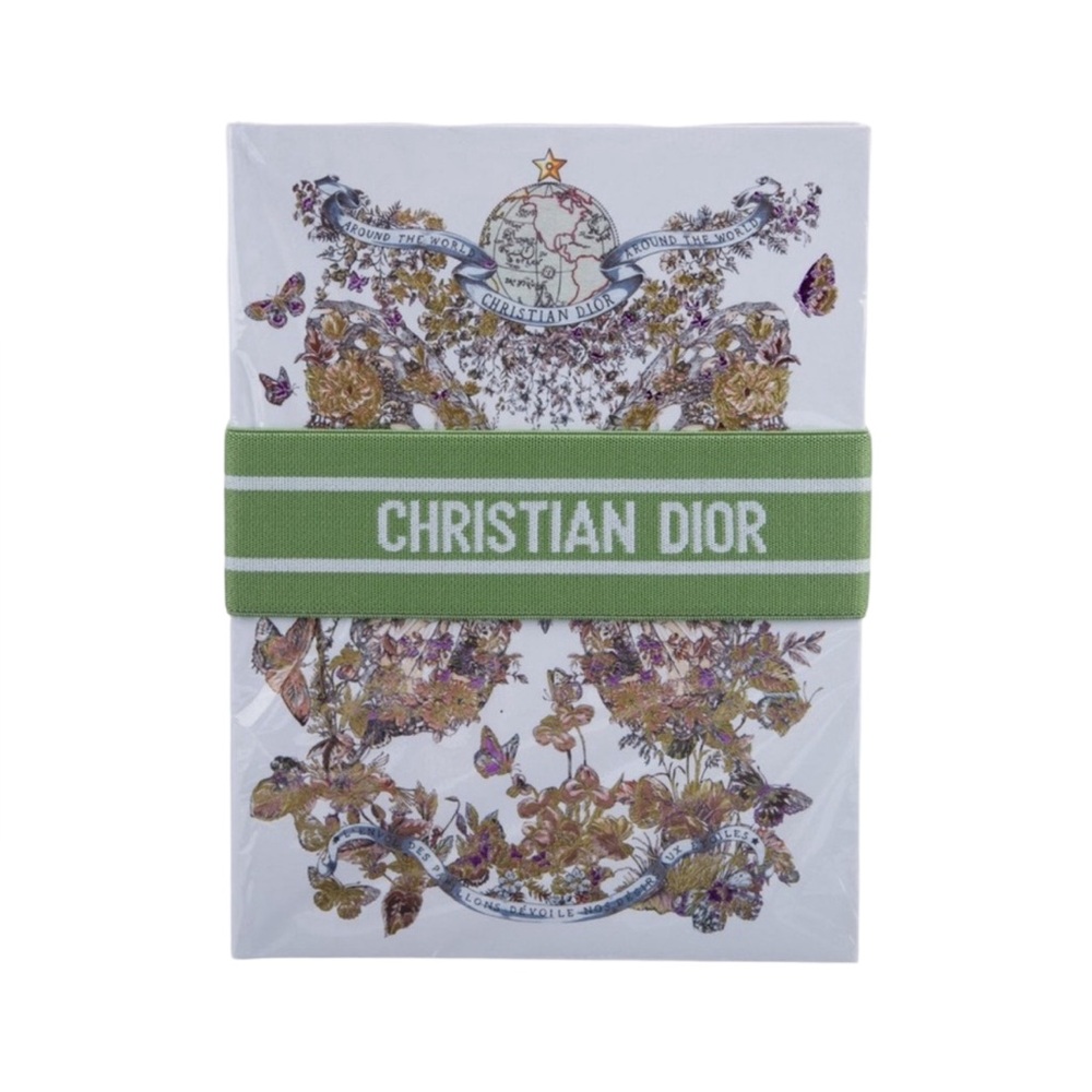 DIOR Butterfly Around the World Motif Notebook